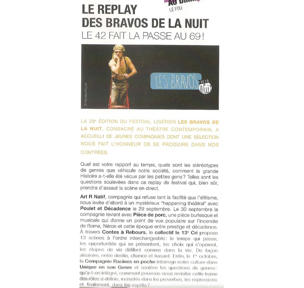 Articles de presse